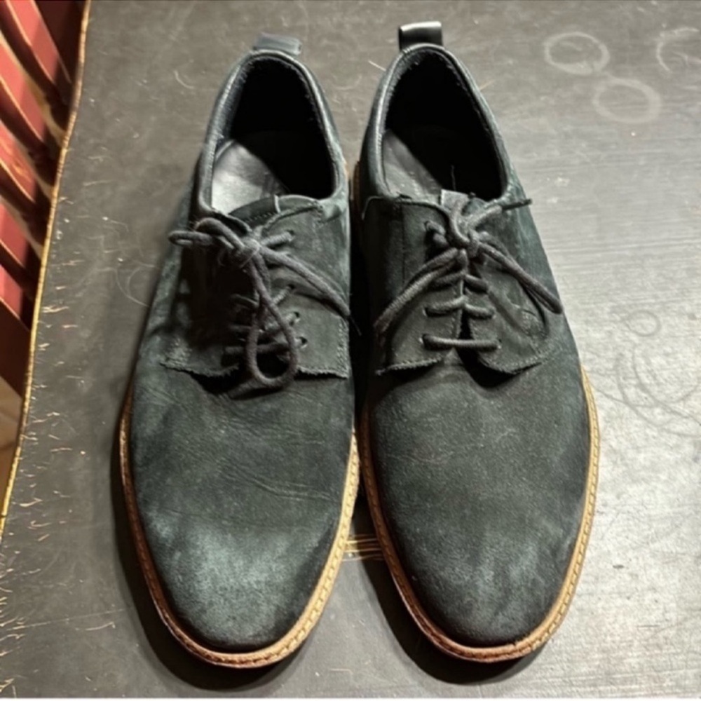 Ecco Men's Dark Suede Oxfords